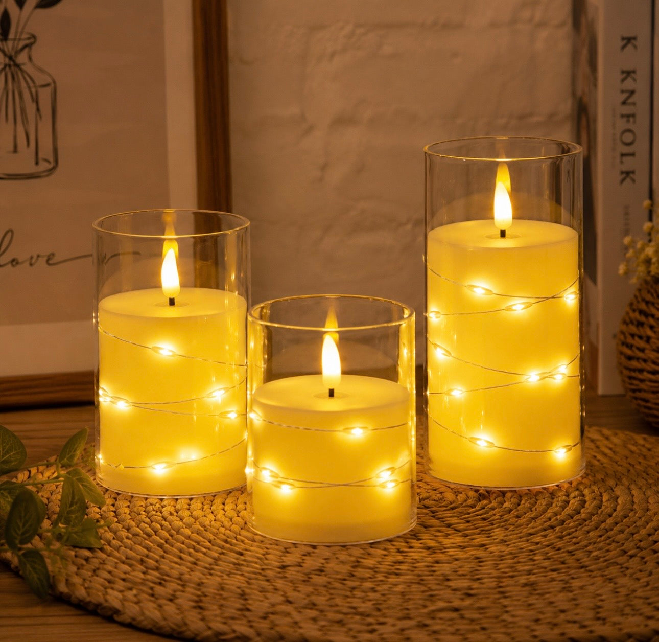 Guirlande Bougies LED